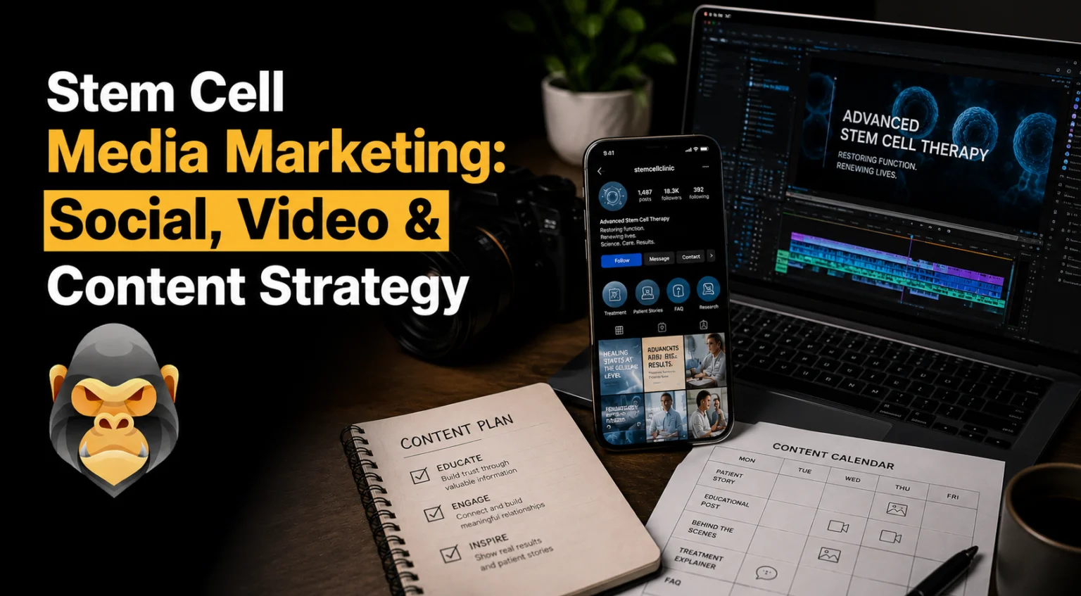 Stem Cell Media Marketing: Social, Video and Content Strategy for Regenerative Clinics